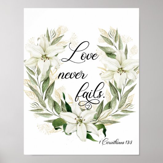 Liefde mislukt nooit, Poster Waterverf scripts (Voorkant)