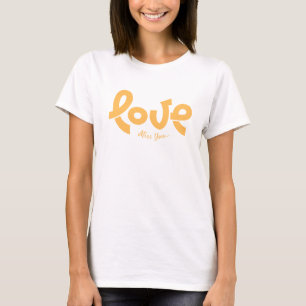 Liefde Mist Je Esthetisch Typografie Ontwerp Sch T-shirt