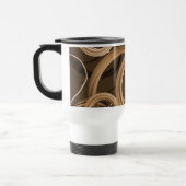 Liefde Mocha Lattes Abstracte Draaikolk Mok (Links)