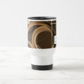 Liefde Mocha Lattes Abstracte Draaikolk Mok (Center)