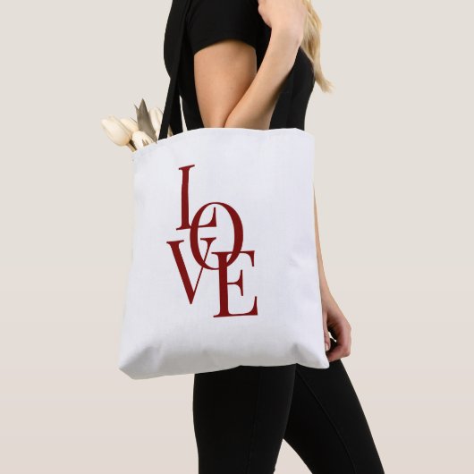 Liefde Modern Minimalist Tote Bag (Dichtbij)