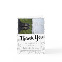 Liefde Modern script lettertype Dank je wel