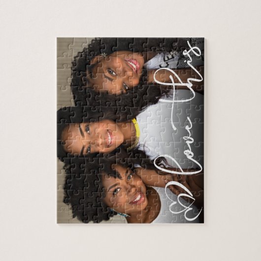 Liefde | Moderne Casual hoofdfoto voor script Legpuzzel (Verticaal)