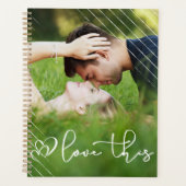 Liefde | Moderne Casual stedelijke-scriptfoto Planner (Voorkant)