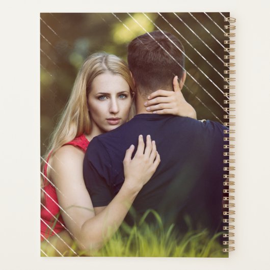 Liefde | Moderne Casual stedelijke-scriptfoto Planner (Achterkant)