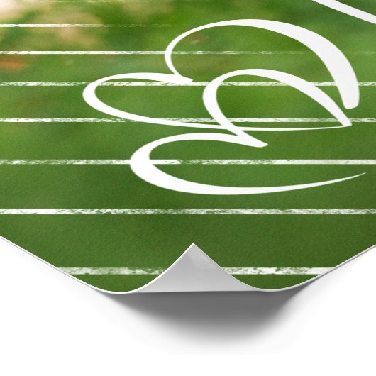 Liefde | Moderne Casual stedelijke-scriptfoto Poster (Hoek)