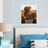 Liefde moderne kalligrafie met bruinkoolfotogoud folie afdrukken (Insitu (Slaapkamer))