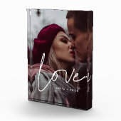 Liefde moderne kalligrafie paar fotoblokken (Rechts)