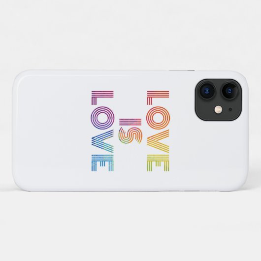 Liefde | Moderne strepen Case-Mate iPhone Case (Achterkant (horizontaal))