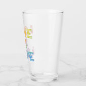 Liefde | Moderne strepen Glas (Links)