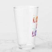 Liefde | Moderne strepen Glas (Rechts)