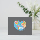 Liefde moeder aarde Er is geen planeet B Briefkaart (Staand voorkant)