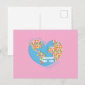 Liefde moeder aarde Er is geen planeet B Briefkaart (Voorkant / Achterkant)