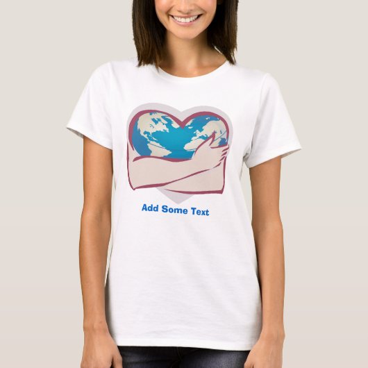 Liefde moeder Aarde T-shirt (Voorkant)