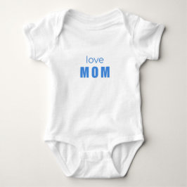 Liefde Moeder Blauwe Pasgeboren Onesie Romper