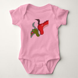 Liefde: Moeders en Baby Draak Bodysuit
