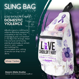 Liefde Moet Niet Pijn Doen Schoudertas Tegen Huise Sling Bag