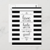 liefde moet oprecht geheugen verser briefkaart zij (Voorkant / Achterkant)