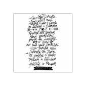 Liefde moet Sincere Valentijnse Bijbelse Verse zij Rubberstempel (Afrduk)