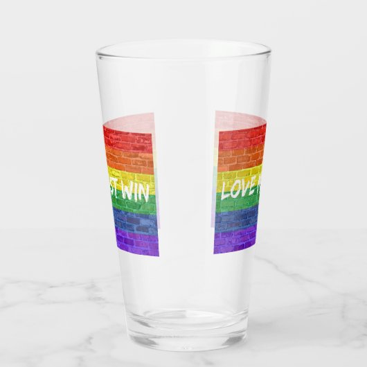 Liefde moet winnen glas (Rechts)