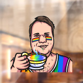 Liefde Mok Raamsticker (Vel 2)