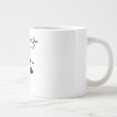 Liefde -mok reus koffiemok grote koffiekop (Rechts)