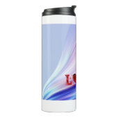 Liefde mokken thermosbeker (Gedraaid links)