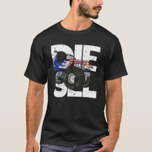 Liefde monster-vrachtwagens voor jongens- en feest t-shirt