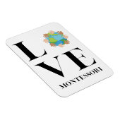Liefde | Montessori | Handen over de hele wereld Magneet (Rechterzijde)