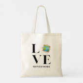 Liefde | Montessori | Handen over de hele wereld Tote Bag (Achterkant)