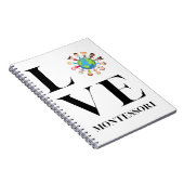 Liefde | Montessori | Kinderen over de hele wereld Notitieboek (Rechterzijde)