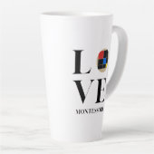 Liefde | Montessori | Trinomiale kubus Latte Mok (Rechterhoek)