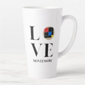 Liefde | Montessori | Trinomiale kubus Latte Mok (Rechts)