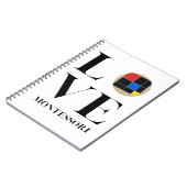 Liefde | Montessori | Trinomiale kubus Notitieboek (Linkerzijde)