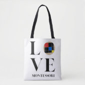 Liefde | Montessori | Trinomiale kubus Tote Bag (Voorkant)