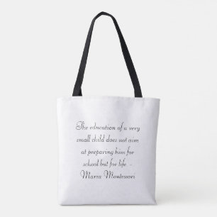 Liefde Montessori Trinomiale kubus Tote Bag