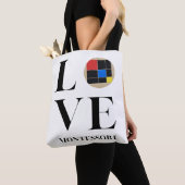 Liefde | Montessori | Trinomiale kubus Tote Bag (Dichtbij)