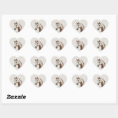 Liefde Mooie Paint Paard Dier Kunst Hart Sticker (Vel)