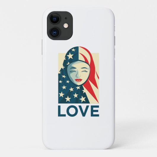 Liefde | Moslimvluchtelingen Case-Mate iPhone Case (Achterkant)