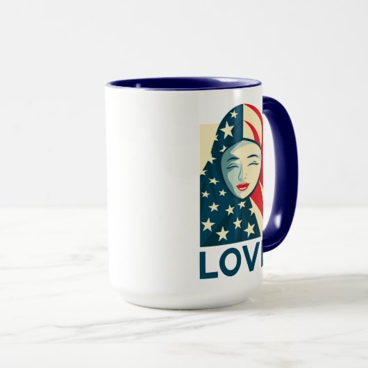 Liefde | Moslimvluchtelingen Mok (Voorkant rechts)