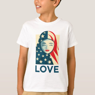 Liefde   Moslimvluchtelingen T-shirt