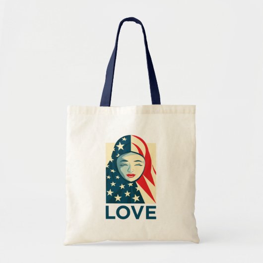 Liefde | Moslimvluchtelingen Tote Bag (Voorkant)