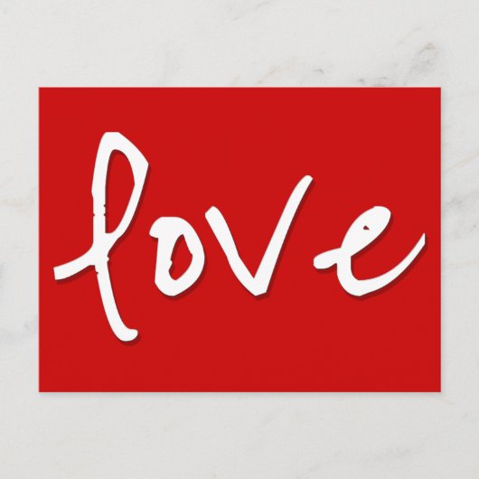 Liefde motivatie briefkaart (Voorkant)