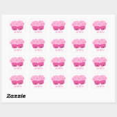 Liefde Muffins woord kunst leuke sticker (Vel)