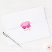 Liefde Muffins woord kunst leuke sticker (Envelop)