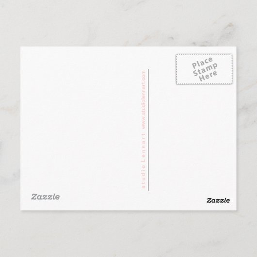 Liefde muis en muizen briefkaart (Achterkant)