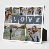 Liefde Multi Foto Collage Koppel Fotoplaat (Zijkant)