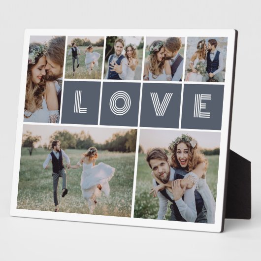 Liefde Multi Foto Collage Koppel Fotoplaat (Zijkant)