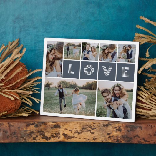 Liefde Multi-fotocollage Koppel Fotoplaat (Zijkant)