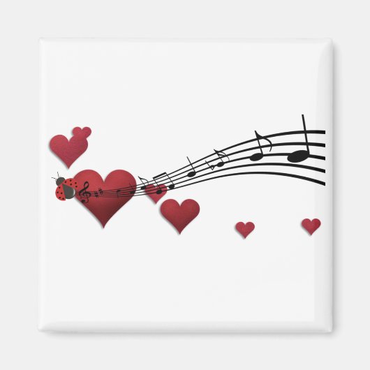 Liefde muziek magneet (Voorkant)